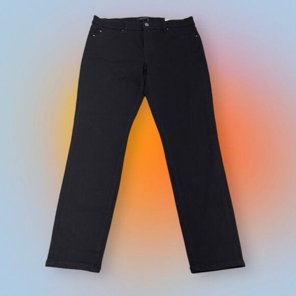 ANN TAYLOR Women’s 8P Black THE SKINNY Jeans - Picture 2 of 4